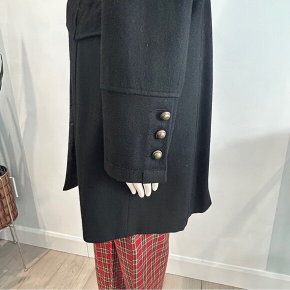 NWOT Wool Blend Military Inspired Waistcoat - Picture 4 of 15